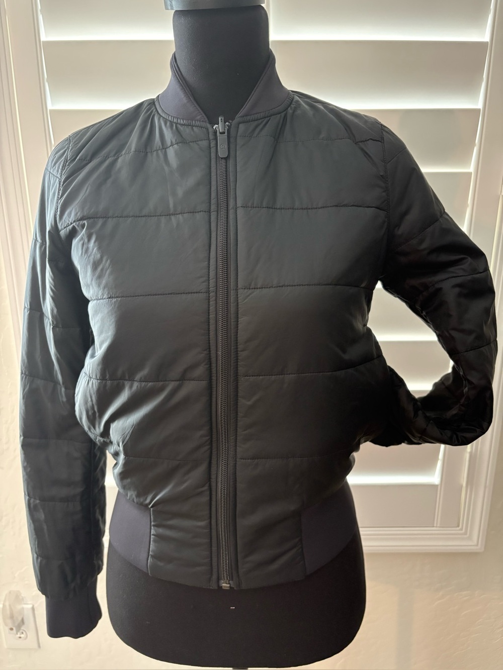 Reversible lululemon bomber jacket.
